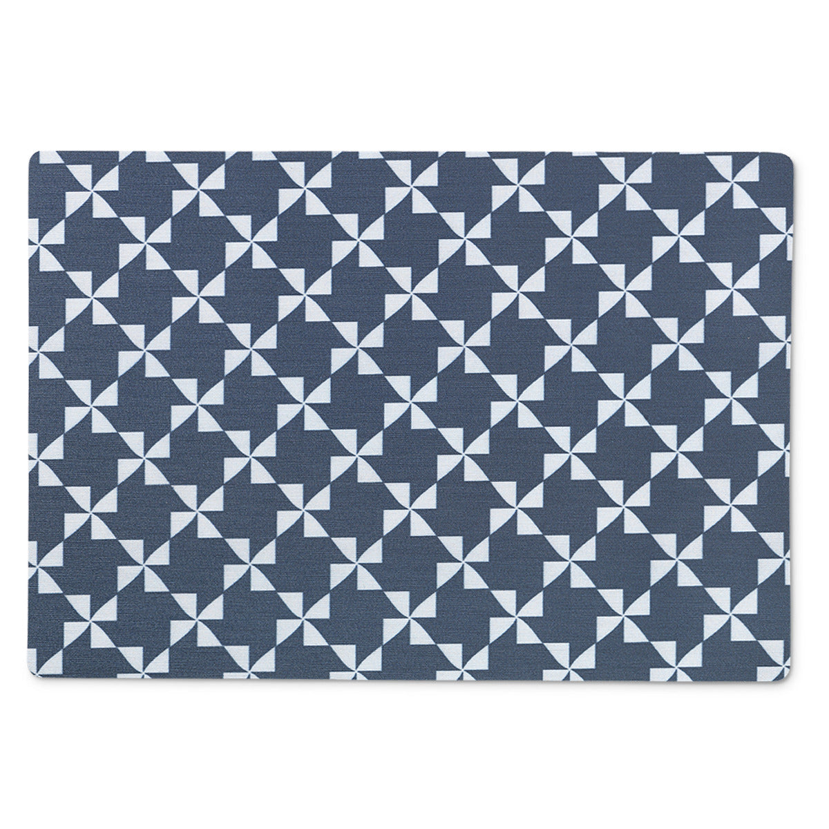 Produktbillede af Juna Windmill Dækkeserviet 43x30 cm mørk blå i premium kvalitet