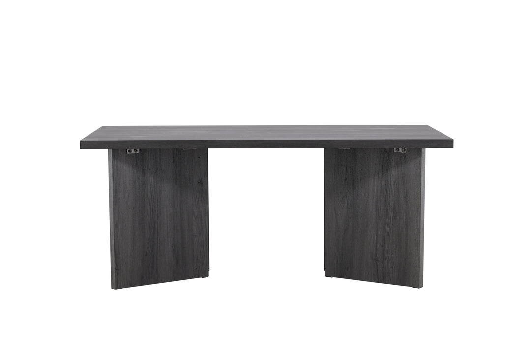 VIND COLLECTION Bassholmen spisebord rektangulær sort MDF 90x180