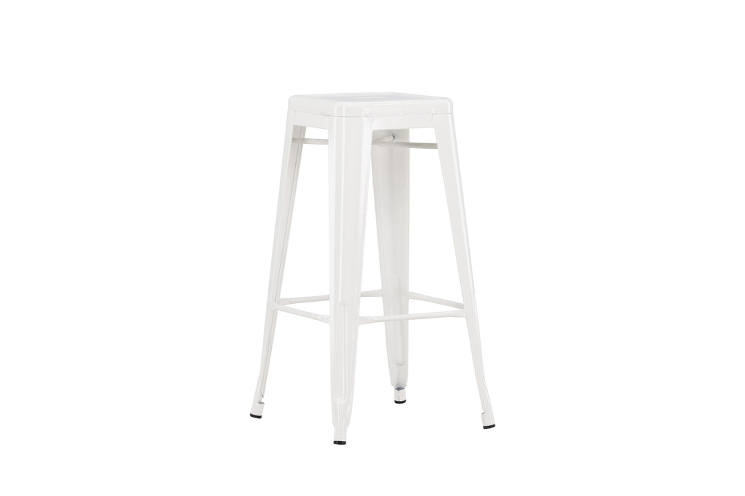 VENTURE DESIGN Tempe barstol m. fodstøtte beige stål