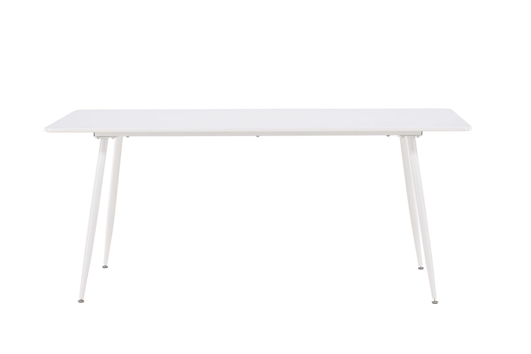 VENTURE DESIGN Silar spisebord rektangulær hvid MDF og stål 90x180