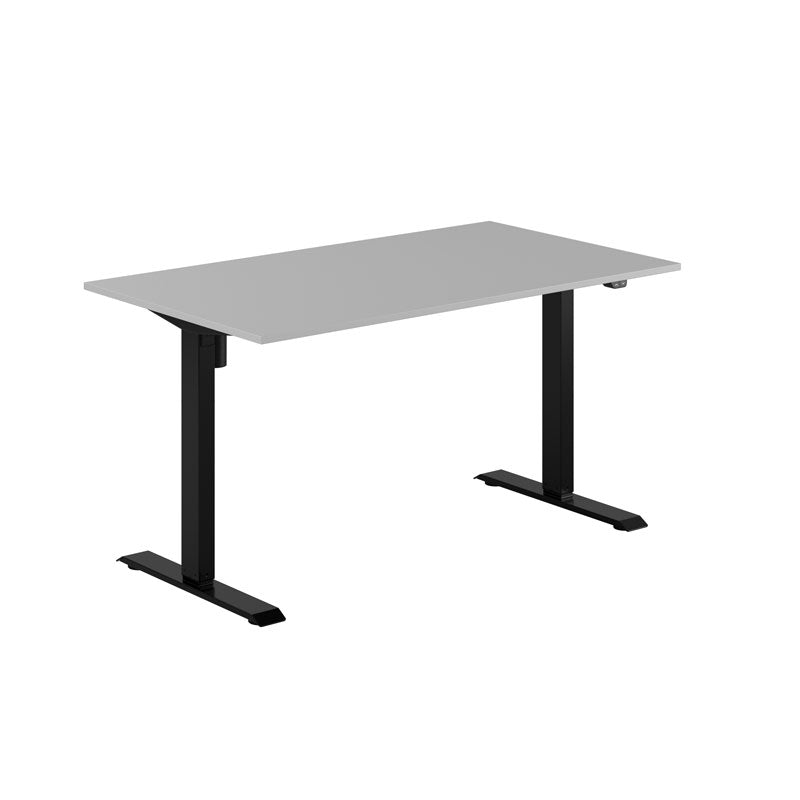 Produktbillede af EASY Hæve/Sænkebord m/1 motor 140x80cm Urban-grå på tilbud