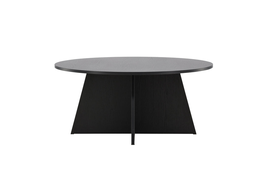 Produktbillede af VENTURE DESIGN Bootcut sofabord rund sort MDF Ø10 i premium kvalitet