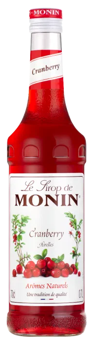Monin Syrup Cranberry / Tranebær Fl 70