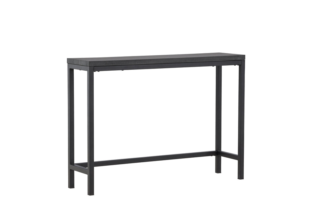 VENTURE DESIGN Rise sidebord rektangulær sort MDF og stål 30x110