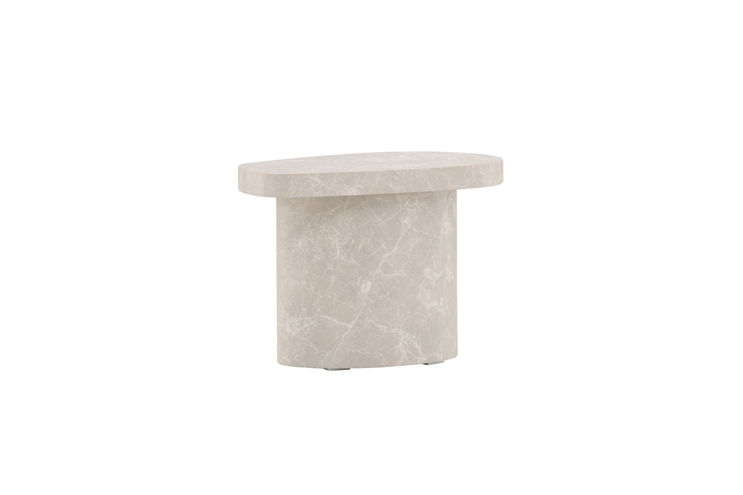 VENTURE DESIGN Båstad sidebord lysegrå betonlook MDF 30x50