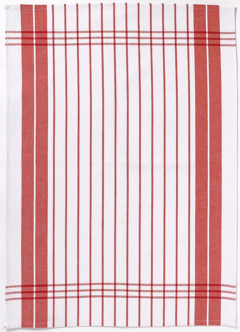 Produktbillede af PETITES RAYURES ROUGE 50 X 70 cm på tilbud i høj kvalitet