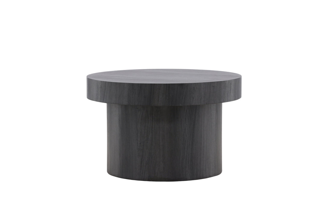 VENTURE DESIGN Malung sofabord rund sort MDF Ø80