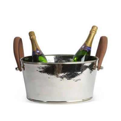 Lille Champagnekøler M. Læder Håndtag Hammeret Look ❤ Kæmpe udvalg i BARLIFE ❤ Billig fragt og hurtig levering 2 - 5 hverdage - Varenummer: BAR-665147 / Ean: '5055267523859 på lager - Udsalg på Barudstyr Køl Champagnekølere Spar op til 64% - Over 424 kendte brands på udsalg