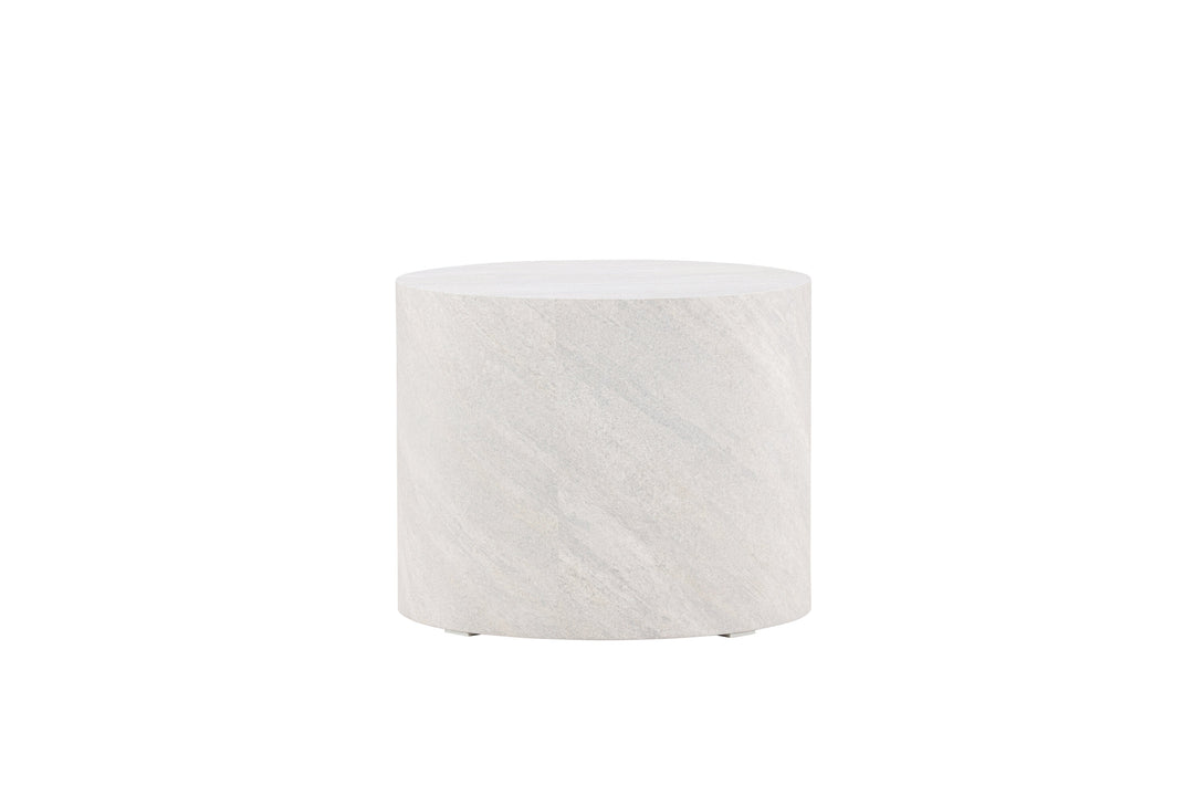 Produktbillede af VENTURE DESIGN York sofabord rund grå betonlook MDF Ø50 i premium kvalitet