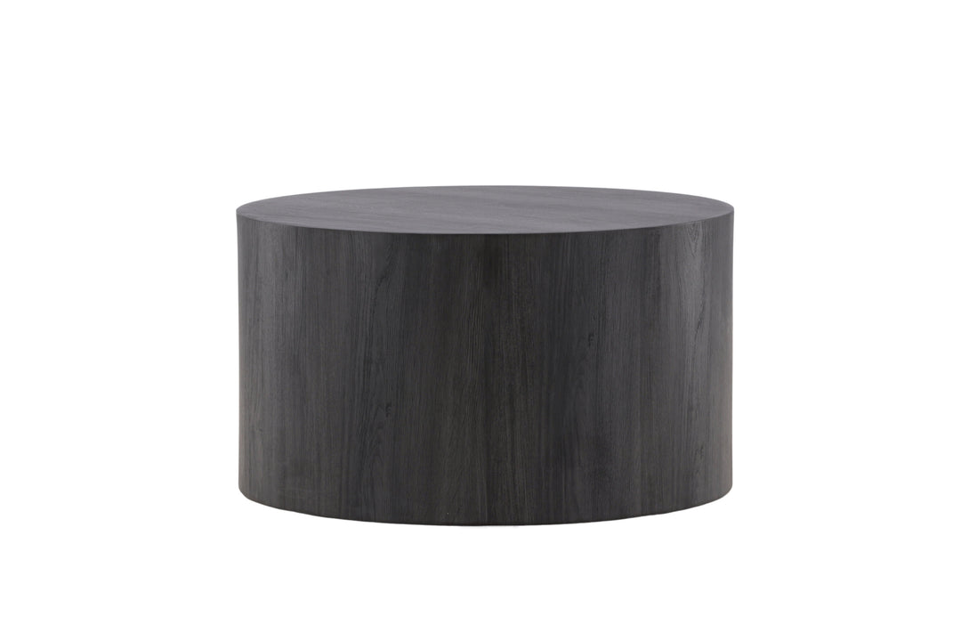 VENTURE DESIGN York sofabord rund sort MDF Ø80