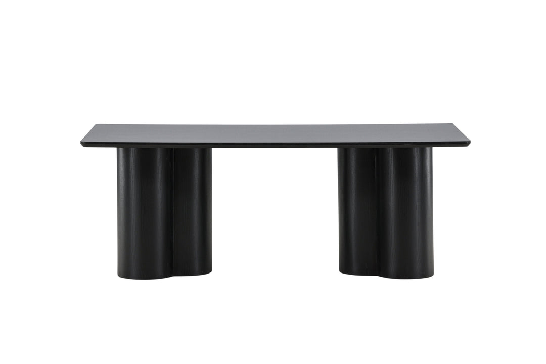 VENTURE DESIGN Olivia sofabord rektangulær sort 3D-papir MDF 60x120