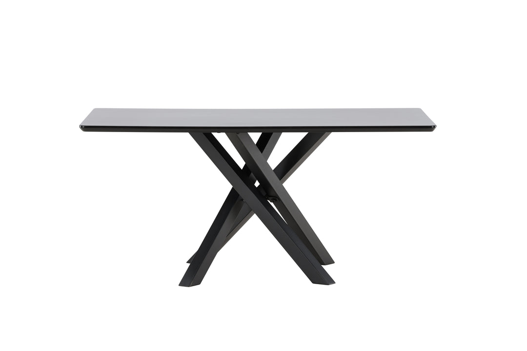 VENTURE DESIGN Piazza sofabord rektangulær sort MDF 60x100