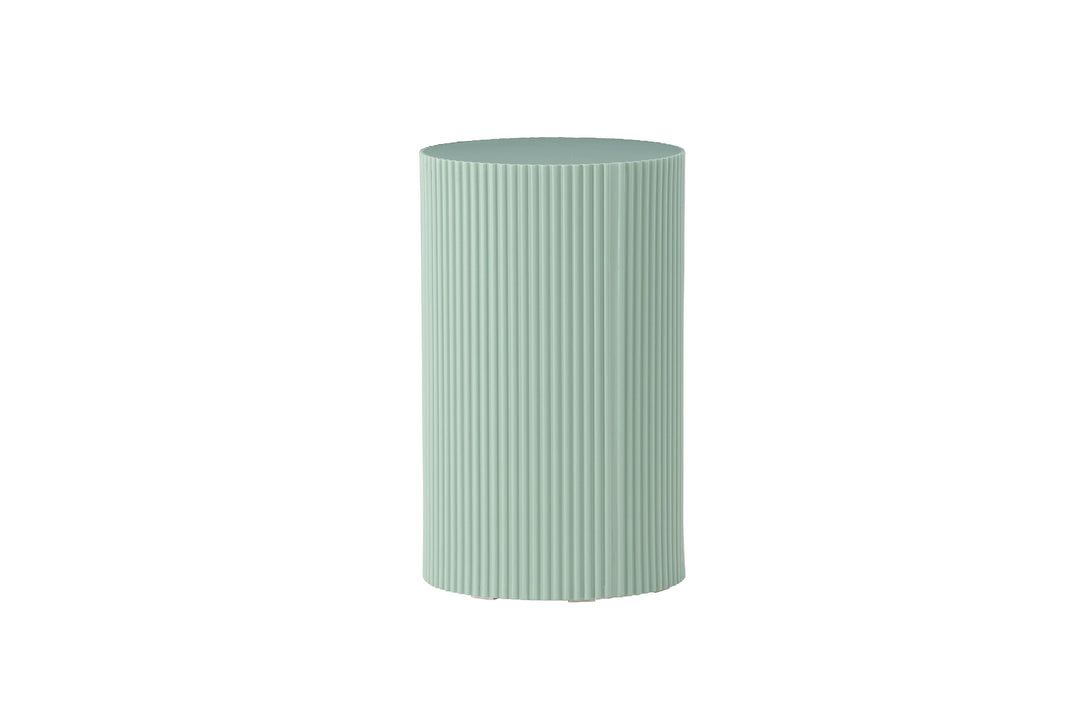 VENTURE DESIGN Lenox sidebord rund lysegrøn MDF Ø30,5