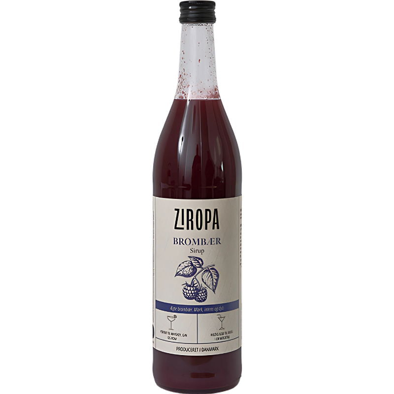 Produktbillede af Ziropa Dansk Brombær Sirup Fl 70 på tilbud i brug