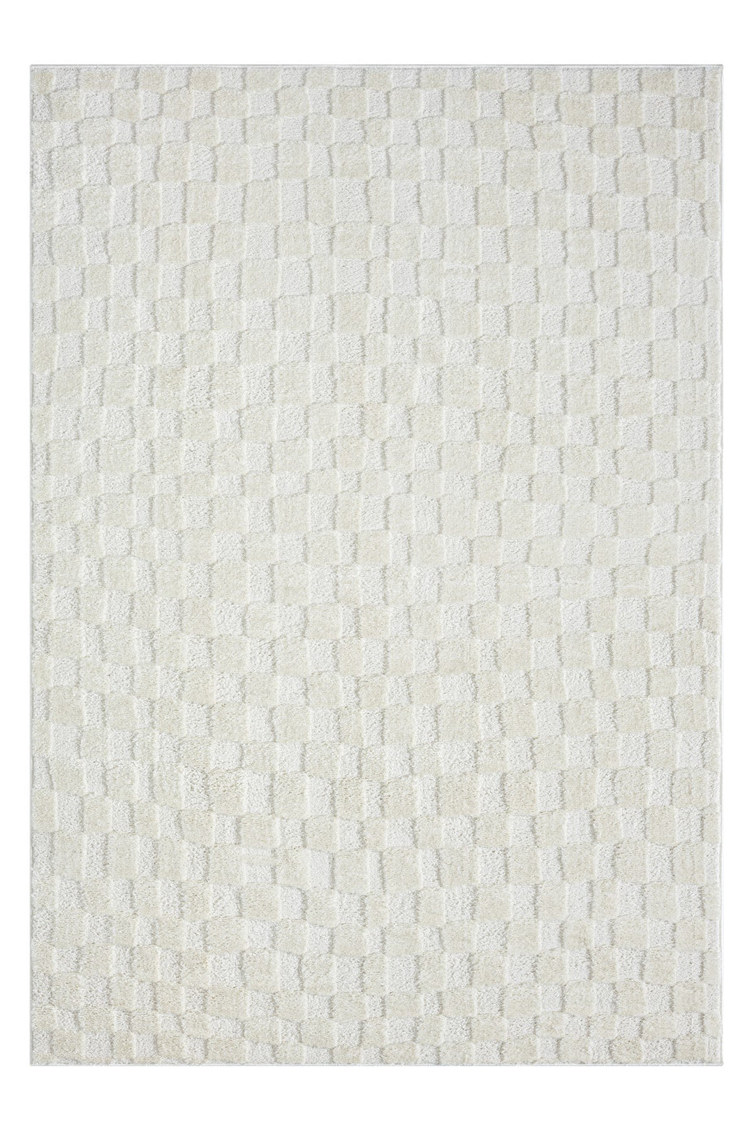 Produktbillede af TEPPI Jung gulvtæppe m. mønster rektangulær creme polyester 160x230 i premium kvalitet