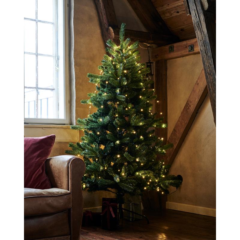 Produktbillede af Sirius Anni Juletræ 155 LED H1,2 m + 5 m Grøn i premium kvalitet