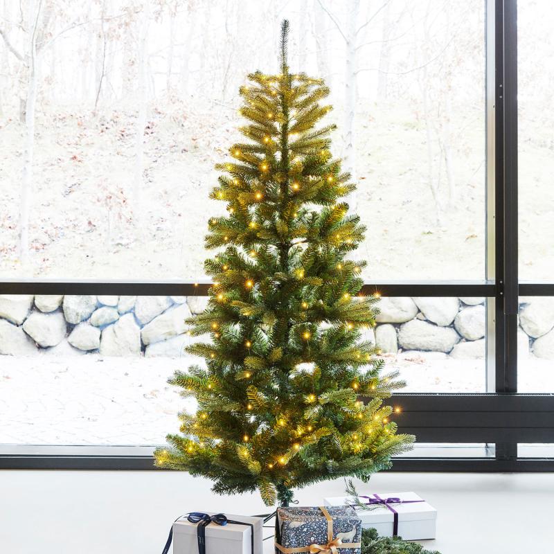 Produktbillede af Sirius Elton Juletræ 234 LED 180 cm Grøn i premium kvalitet