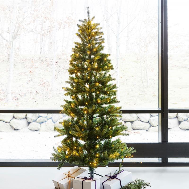 Produktbillede af Sirius Elton Juletræ 273 LED 210 cm Grøn i premium kvalitet