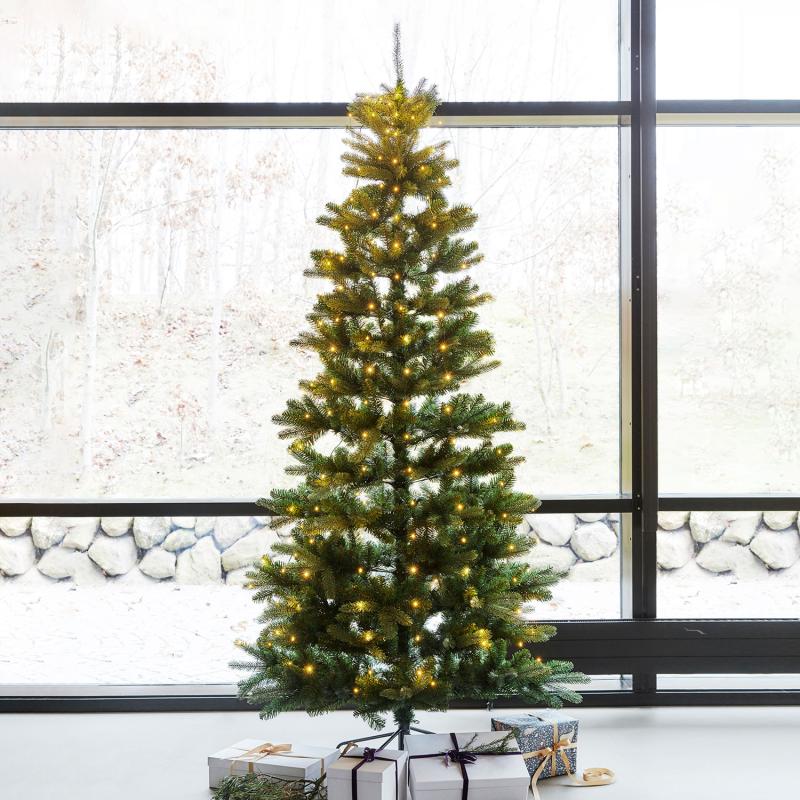 Produktbillede af Sirius Elton Juletræ 312 LED 240 cm Grøn i premium kvalitet