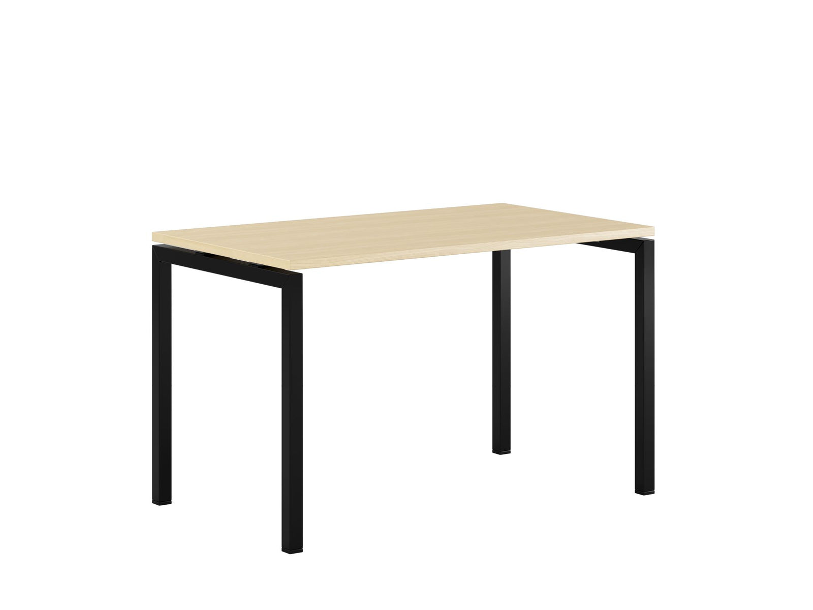 Produktbillede af Luna U Bord 120x70cm Birk-sort på tilbud
