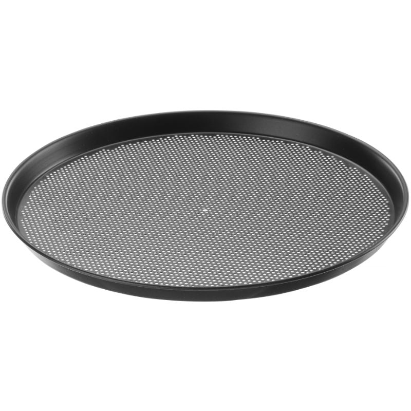 Produktbillede af Pizzaform Perforeret Jernstål Ø260x25 Mm på tilbud – premium kvalitet og detaljer