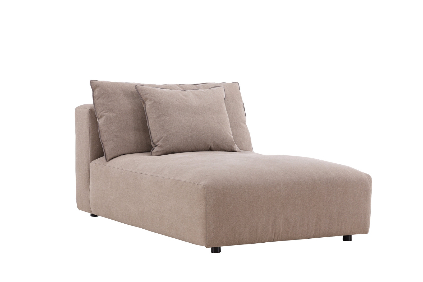 Produktbillede af VIND COLLECTION Malö daybed mørkebrun stof og birketræ i premium kvalitet