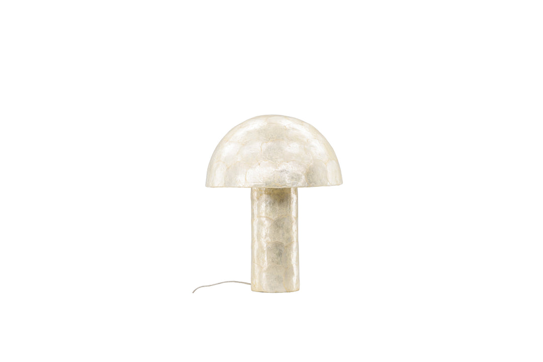 VIND COLLECTION Lindön bordlampe lysegrå capiz