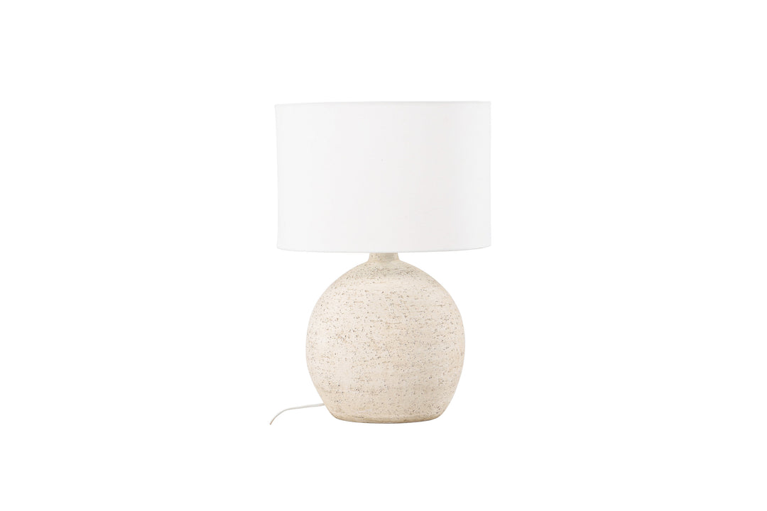 VIND COLLECTION Tjörn bordlampe hvid og terracotta
