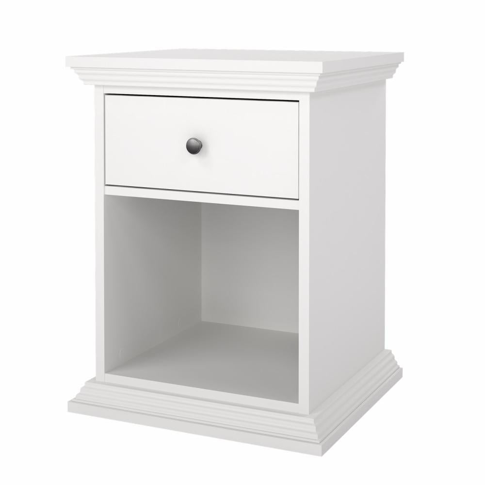 TVILUM North Sengebord med 1 skuffe Hvid 47,8 x 43,3 x 63,4 cm