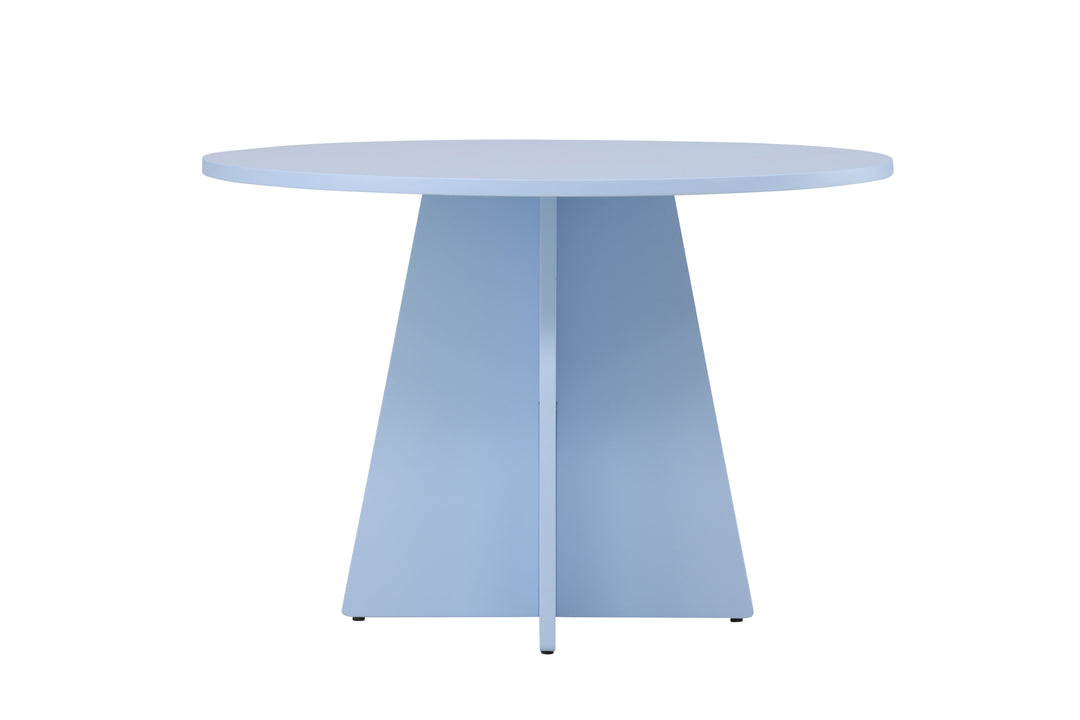 VENTURE DESIGN Bootcut spisebord babyblå MDF Ø110