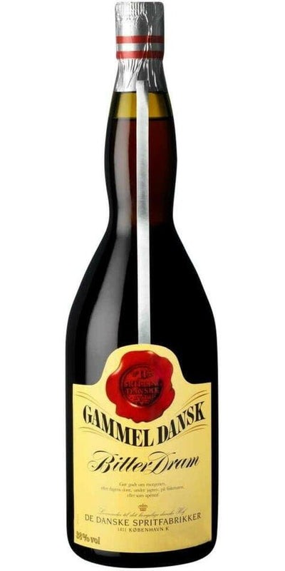 Gammel Dansk Bitter Dram* 1 Ltr ✔ Kæmpe udvalg i  GAMMELDANS ✔ Billig fragt og hurtig levering 2 - 5 hverdage - Varenummer: BAR-14521 / Ean: '5700359609910 på lager - Udsalg på Drikkevarer | Blandingsspiritus | Bitter Spar op til 61% - Over 324 kendte brands på udsalg