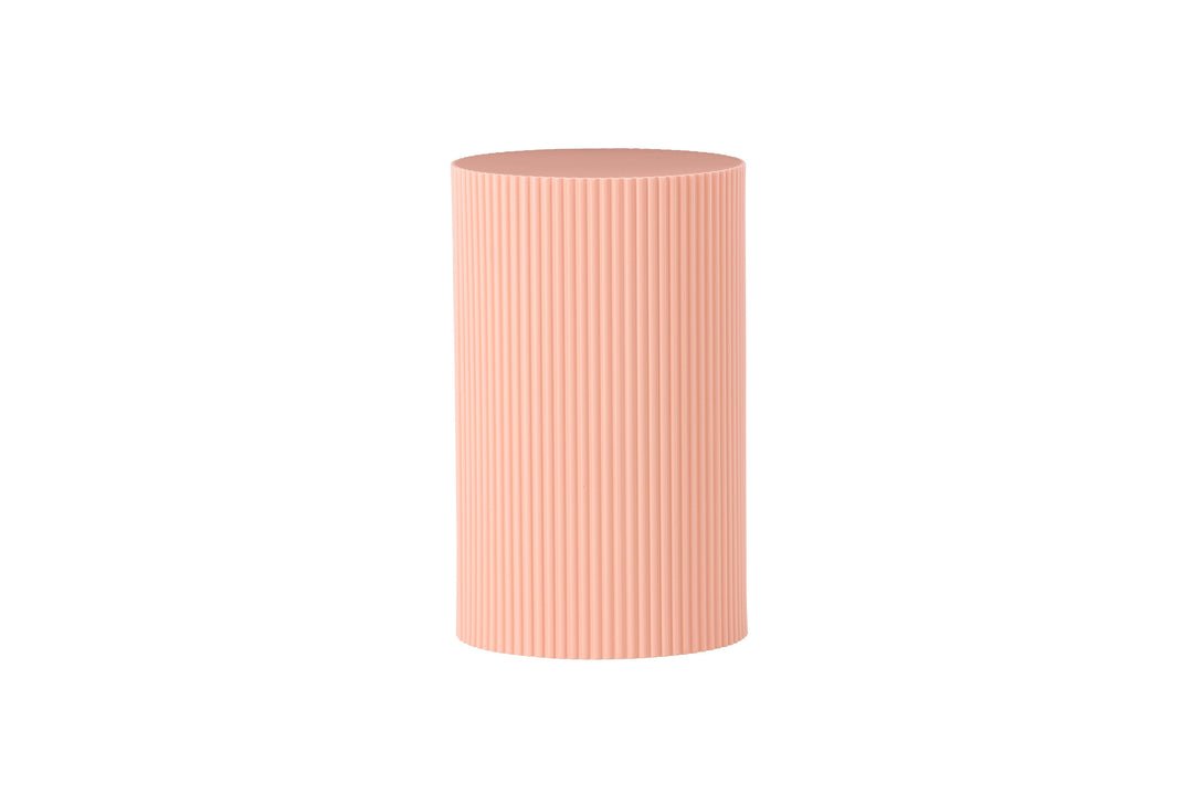 VENTURE DESIGN Lenox sidebord rund fersken MDF Ø30,5xH50