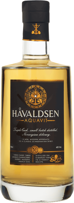 Produktbillede af Håvaldsen Aquavit på tilbud i premium kvalitet