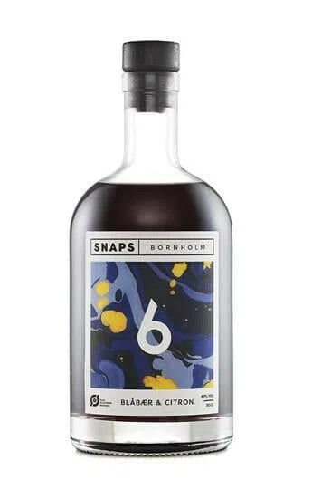 Snaps Bornholm Nr. 6 Blåbær & Citron Fl 50