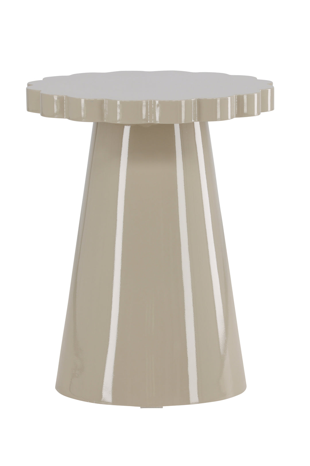 VENTURE DESIGN Krull sidebord organisk beige MDF Ø45x55