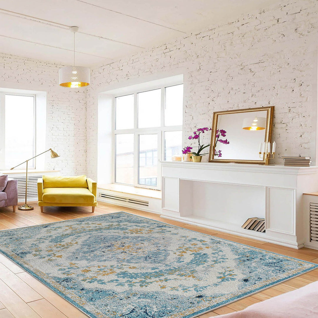 TEPPI Woopamuk171 gulvtæppe m. mønster rektangulær multifarvet bomuld og polyester 120x180