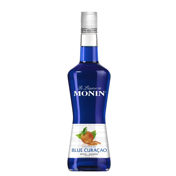 Produktbillede af Monin Liqueur Curacao Blue Fl 70 på tilbud – premium kvalitet og detaljer