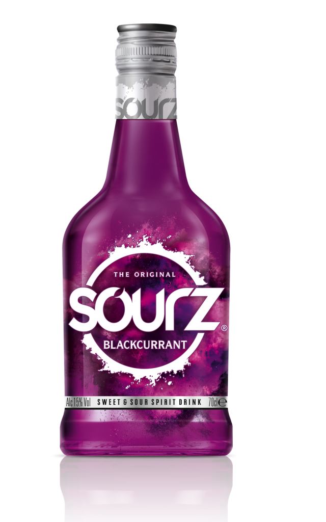 Produktbillede af Sourz Blackcurrant / Solbær Fl 70 på tilbud i premium kvalitet