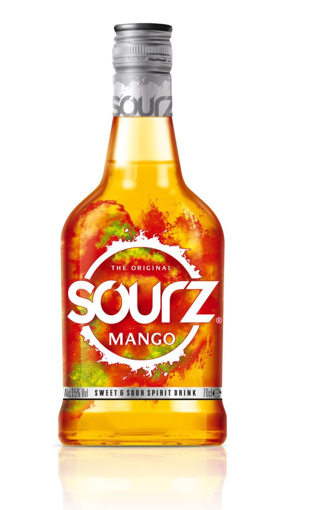 Produktbillede af Sourz Mango Fl 70 på tilbud i premium kvalitet