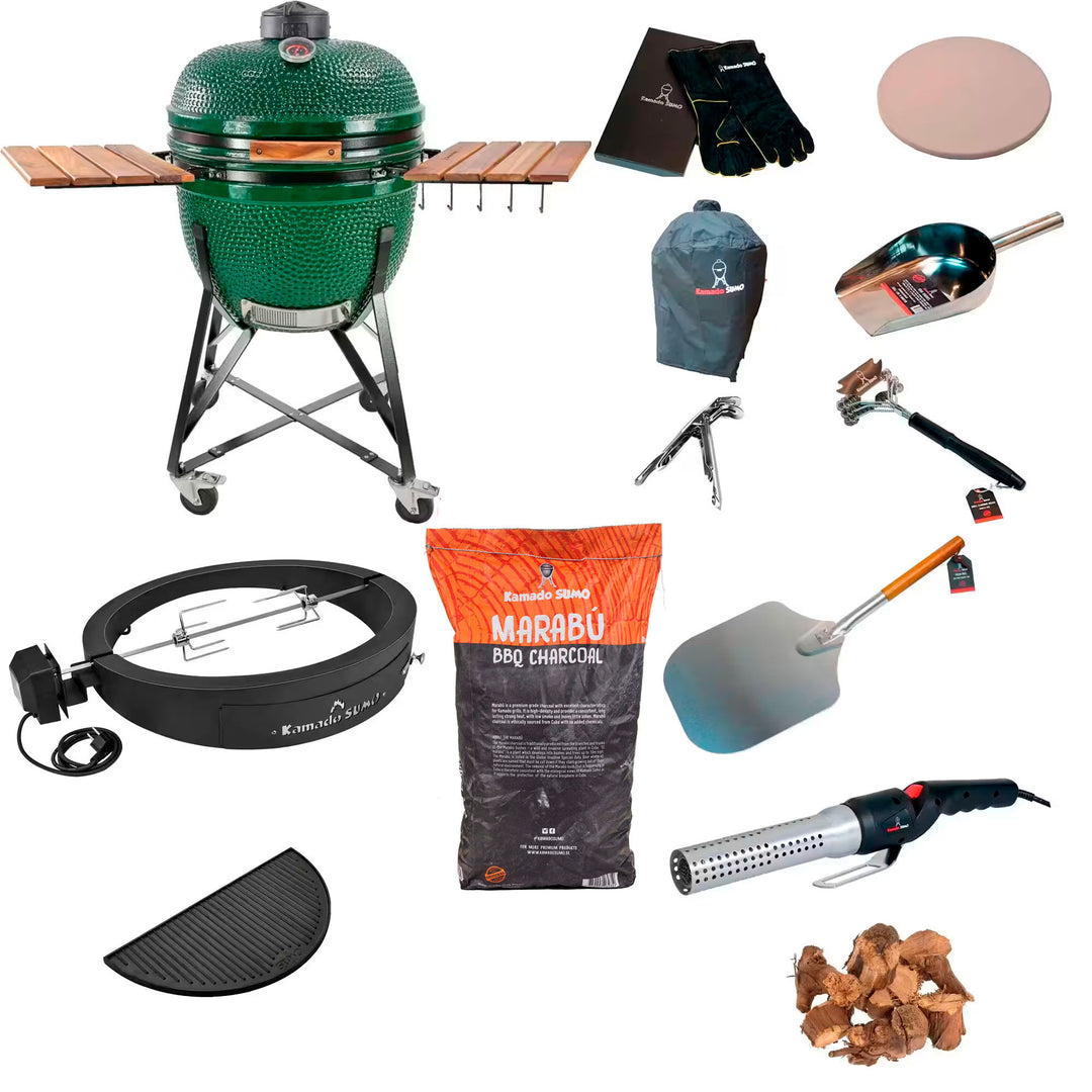Kamado sumo Maxi Deluxe pakke, grøn