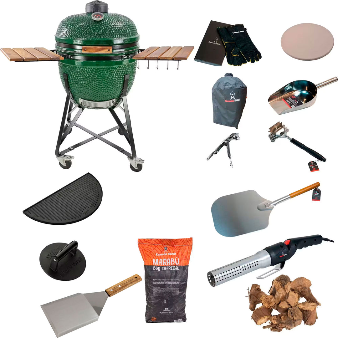 Kamado sumo Maxi Stor Grillpakke, grøn