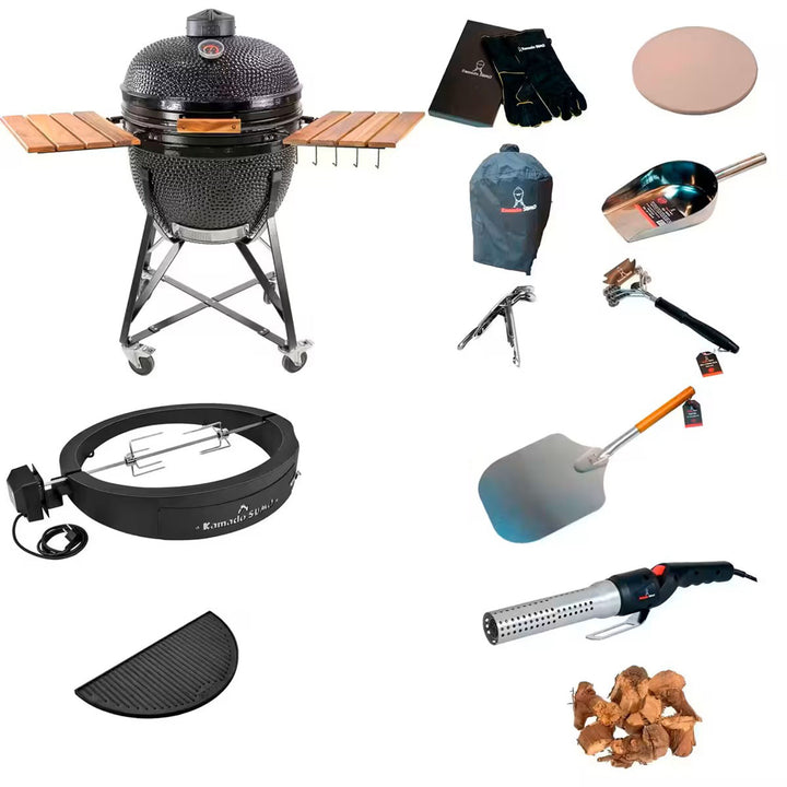 Kamado sumo Maxi Deluxe pakke, sort