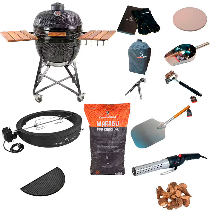Kamado sumo Maxi Deluxe pakke, sort