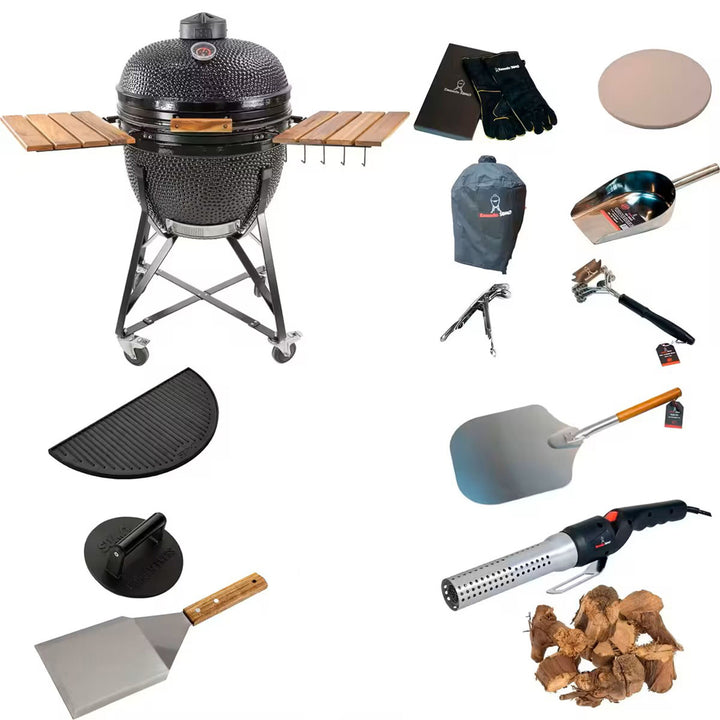 Kamado sumo Maxi Stor Grillpakke, sort