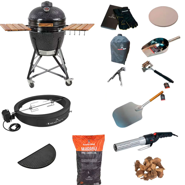 Kamado sumo Midi Deluxe pakke, sort