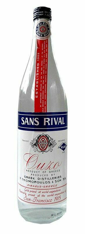 Produktbillede af Ouzo Sans Rival Fl 70 på tilbud – premium kvalitet og detaljer