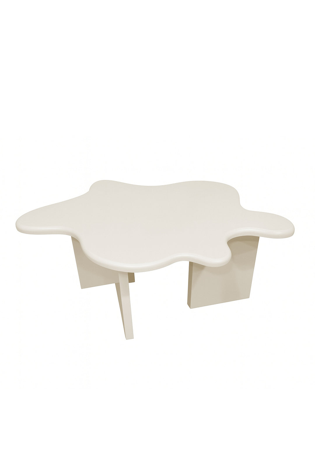 VENTURE DESIGN Flower sofabord beige MDF 115x76x40