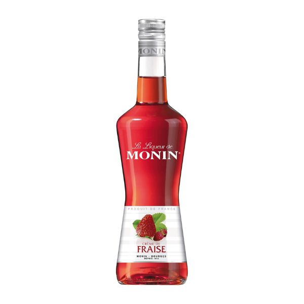 Produktbillede af Monin Liqueur Strawberry / Jordbær Fl 70 på tilbud i brug