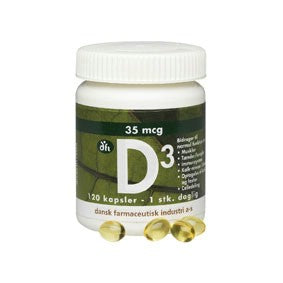 Produktbillede af DFI D3-Vitamin 35 mcg 120 kap. på tilbud