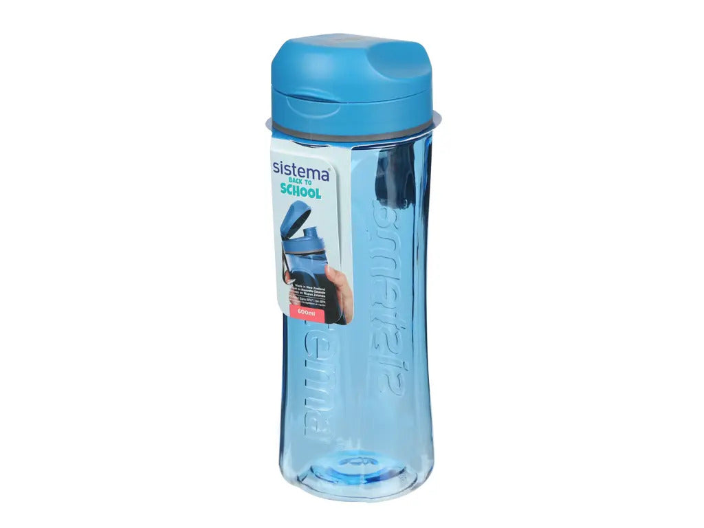 Produktbillede af Sistema Tritan Swift Bottle 600ml blå i premium kvalitet